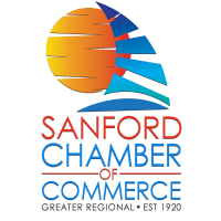 Sanford Chamber of Commerce member badge for Southern Pool Designs