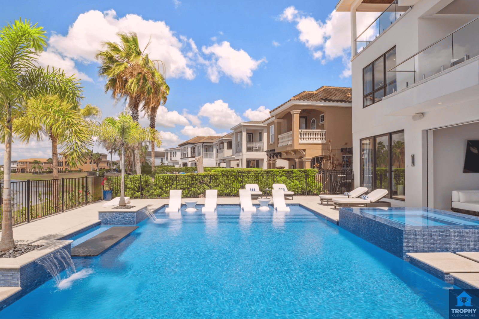 Trophy Custom Homes – Pool name