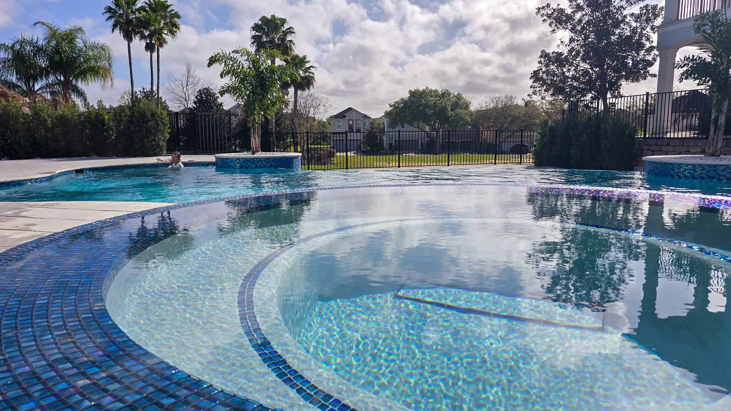 Custom luxury pool designed and built in Central Florida